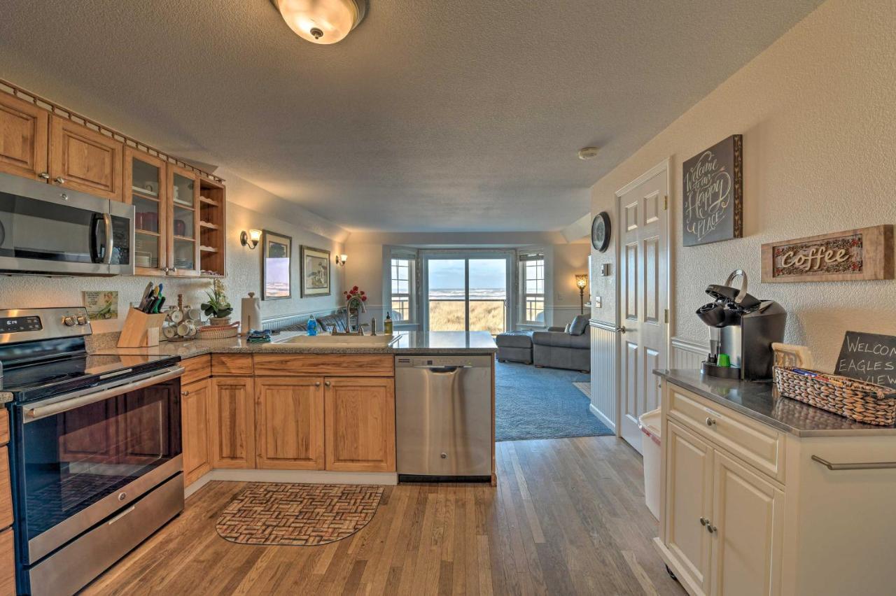 Eagles View Condo In Ocean Shores With 3 Balconies 외부 사진