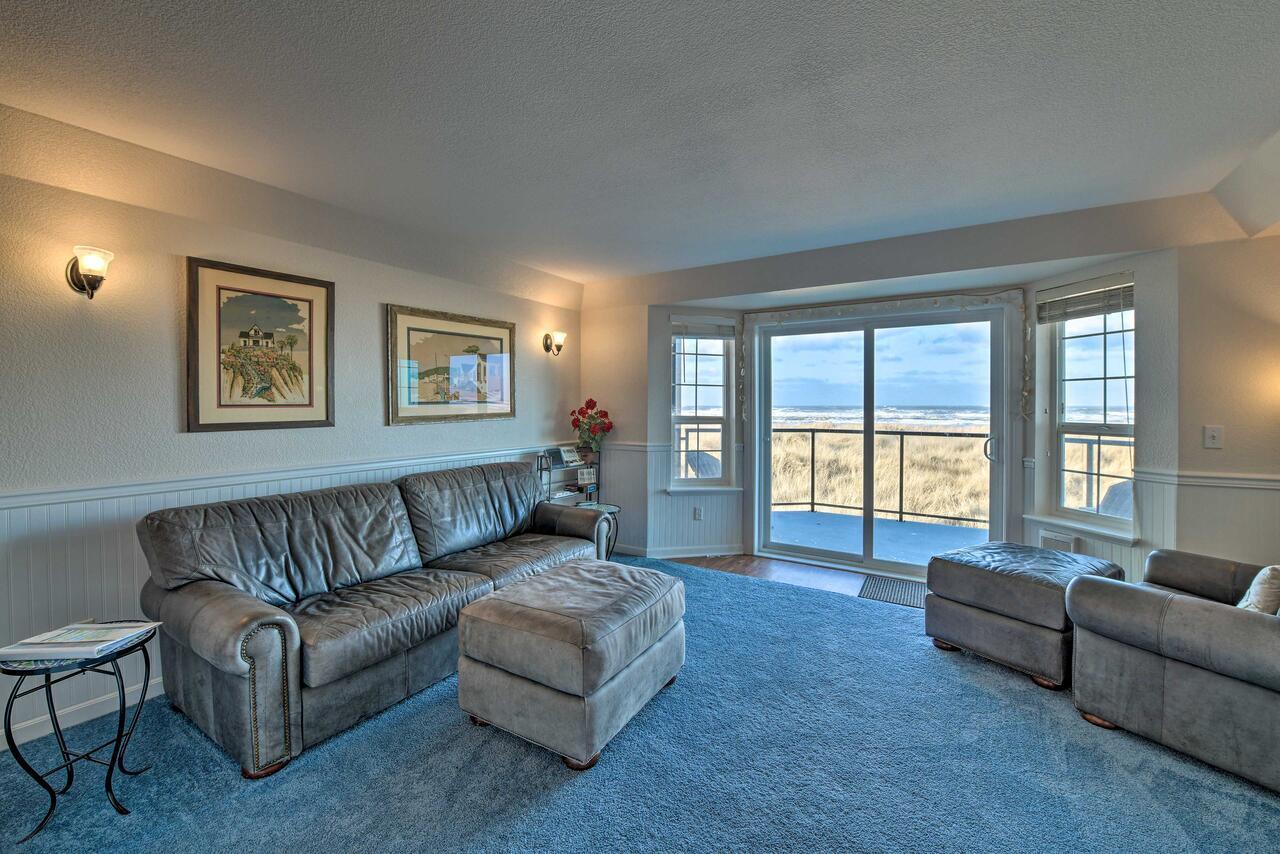 Eagles View Condo In Ocean Shores With 3 Balconies 외부 사진