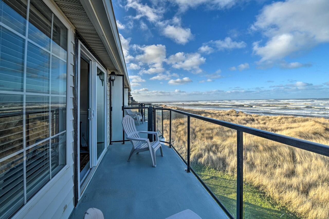 Eagles View Condo In Ocean Shores With 3 Balconies 외부 사진